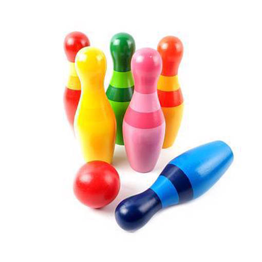Picture of Wooden Bowling Toy
