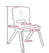 Picture of Children's Backrest Chair (Red)