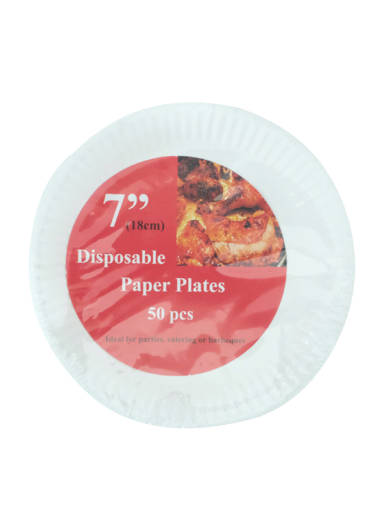 Picture of PAPER PLATE (20X50'S) 7"-18CM