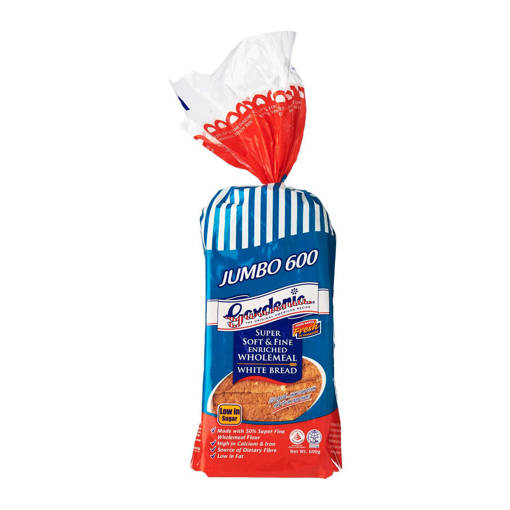 Picture of GARDENIA SUPER SOFT WHOLEMEAL WHITE BREAD (600G)