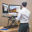 Picture of ERGOWORKS - EW-EMT107M-BK - Electric Sit Stand Desk Converter (M Series)