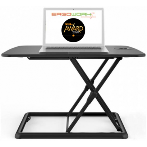 Picture of ERGOWORKS - Ultra-slim Sit Stand Desk Converter For Laptop