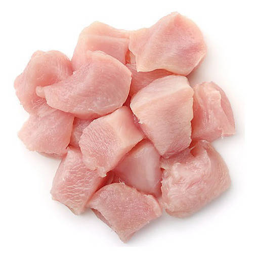 Picture of HH - CHICKEN BONELESS LEG SKINLESS CUBE *1 INCH CUT (MULTIPLES OF 2KG) (2KG PER PKT)